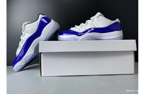 11 White Retro Air Jordan Concord Low AH7860-100 AH7860-100 0606